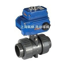 PVC電動(dòng)雙由令活接球閥，Q961F雙由令電動(dòng)球閥